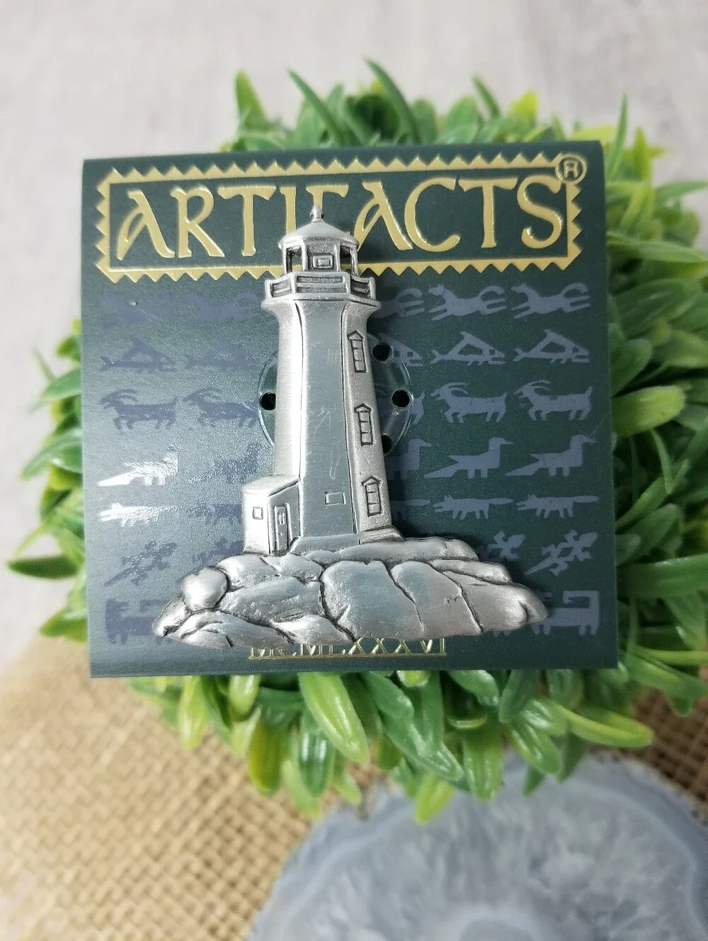 Vintage Lighthouse Brooch